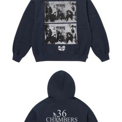 Supreme X Wu Tang Hoodie Navy Medium