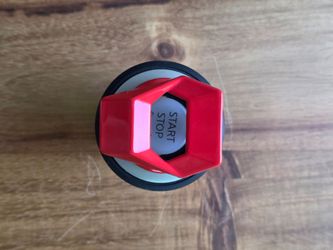 Nissan 370Z OEM Push Start Button with Red Sport/Nismo-Style Cover