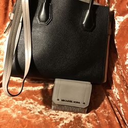 Brown And Gray Purse 