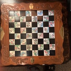 Made In Japan Vintage, Handcrafted Handpainted Chess 
