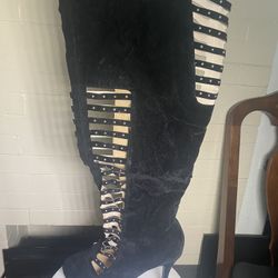 Tall Thigh High Boot Heels