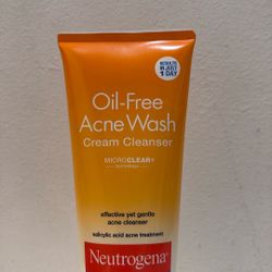 Neutrogena Oil-Free Acne Wash Cream Cleanser - 6.7 Fl Oz