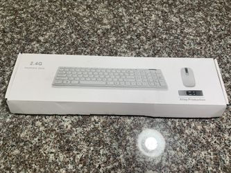 White Keyboard And Mouse