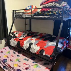 Metal Triple Bunk Bed 