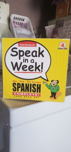 Speak in a Week Spanish Set Also Rosetta Stone