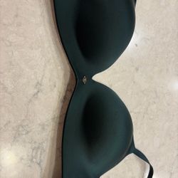 Victoria Secret’s Dark Green Underwire Bra with Gold Hardware