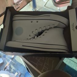 White Leather Chucks