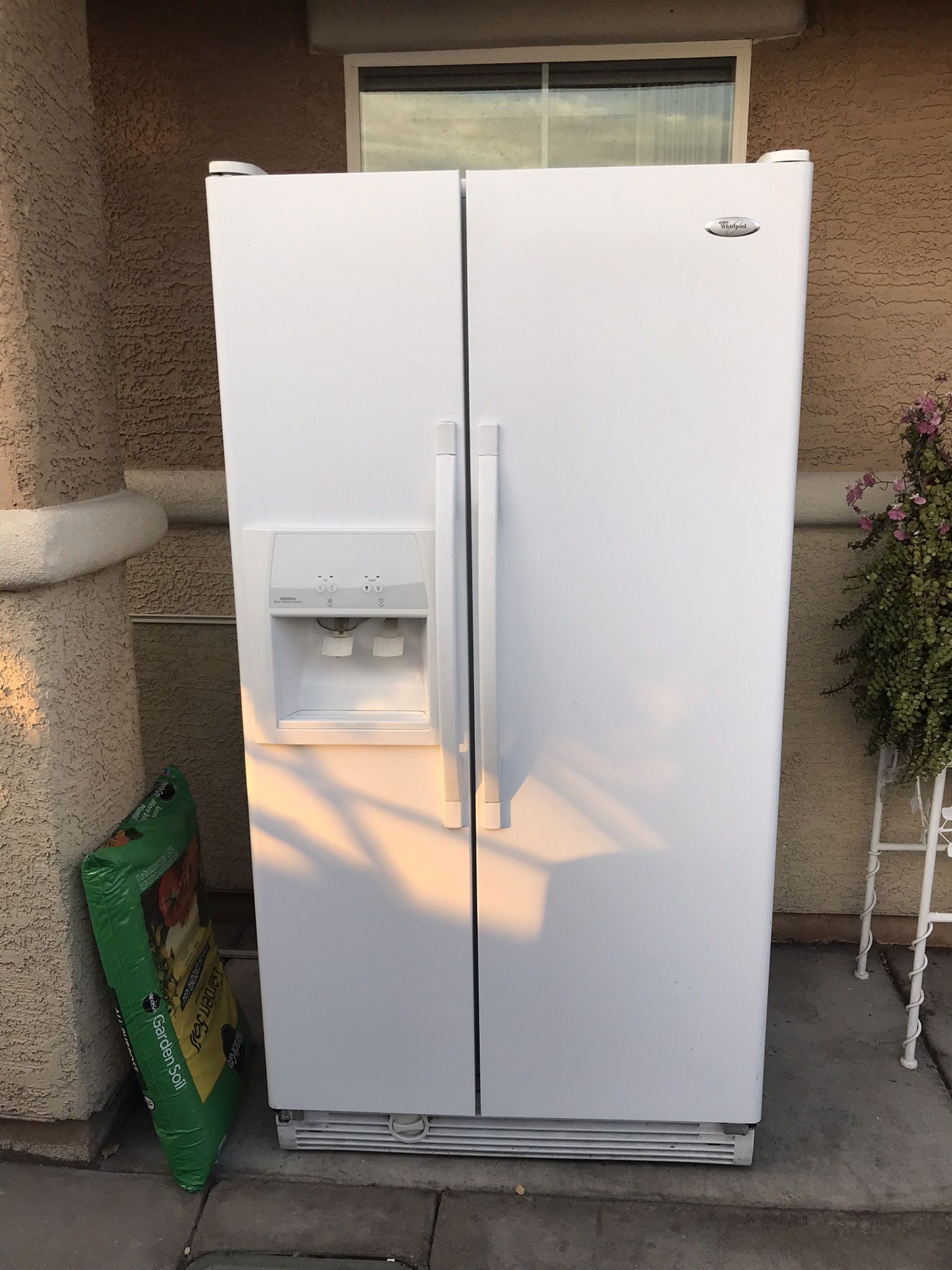 Whirlpool Split Door  Fridge & Freezer.  Pick Up Only