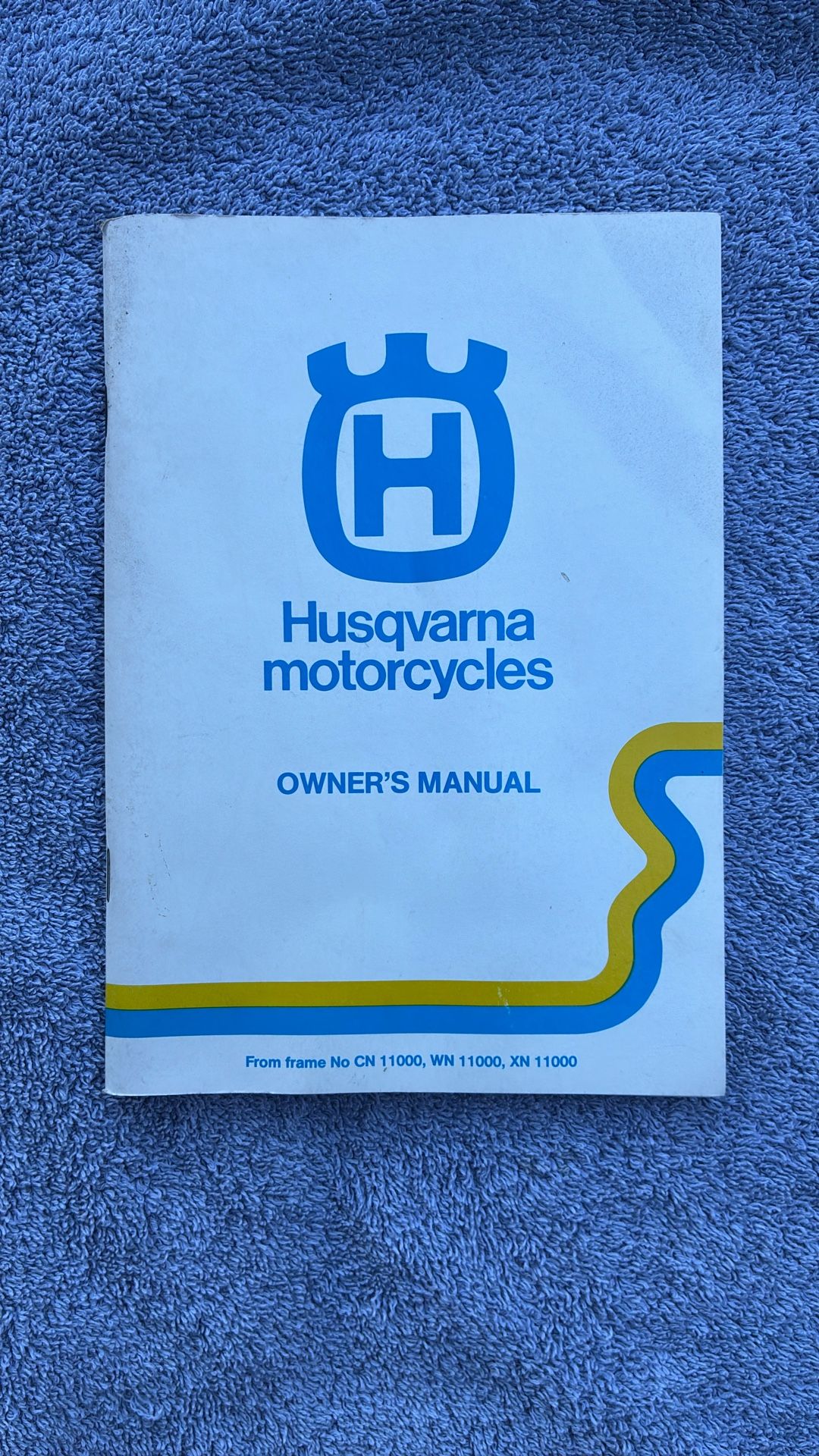 Vintage Motorcycle Owners Manual