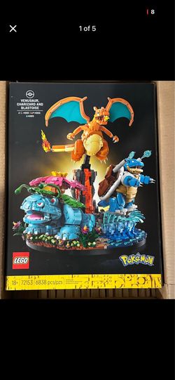 LEGO Pokémon Venusaur Charizard Blastoise Set 72153 NIB