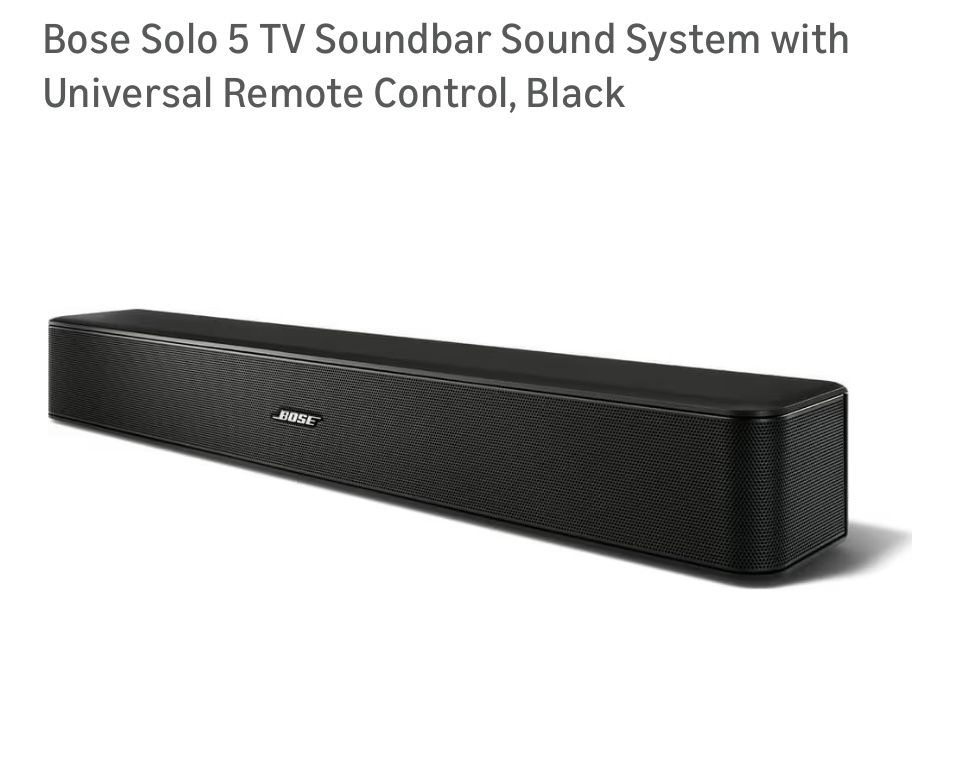BOSE SOLO 5 Tv Sound Bar Bluetooth