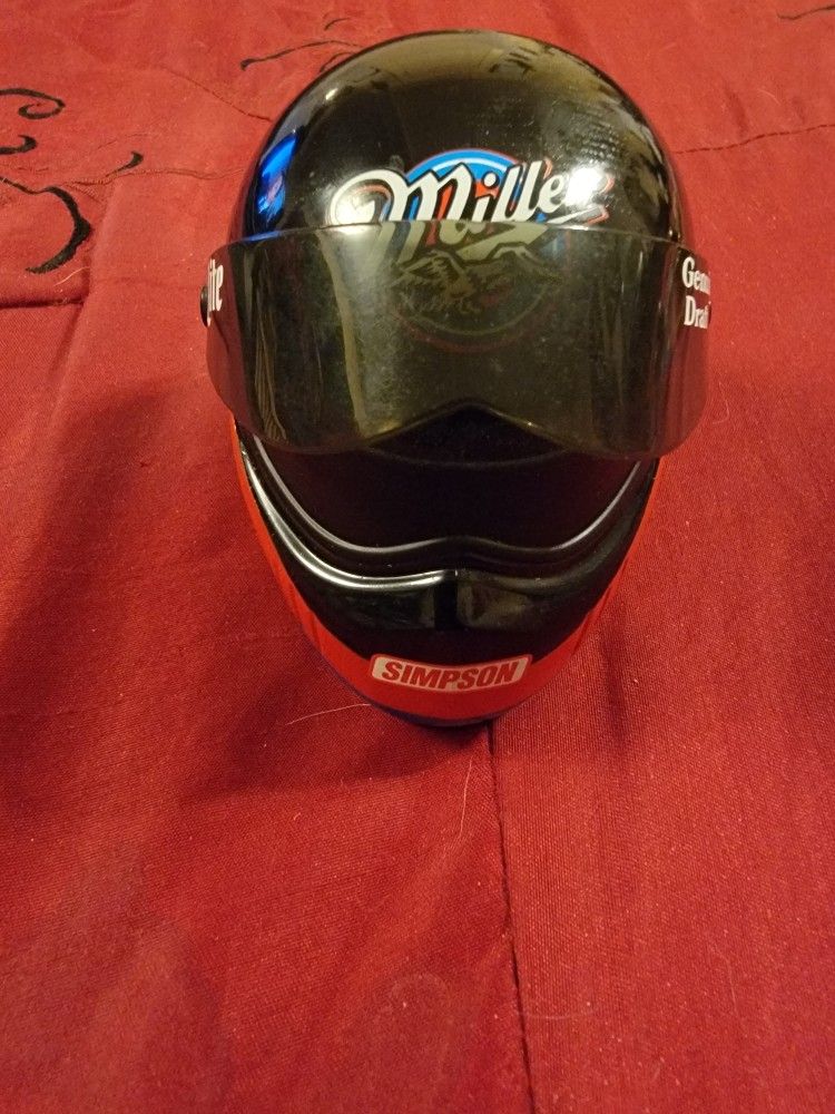 Nascar/Simpson Mini Helmet Limited First Edition - Larry Dixon Nascar Replica Miller
