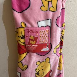 winnie the pooh valentines day blanket 