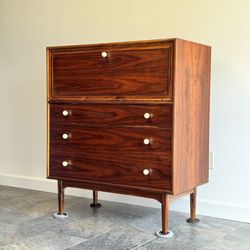 Mid-Century Drexel Declaration Highboy Dresser by Kipp Stewart