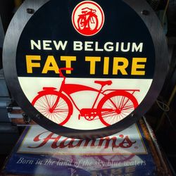 Fat Tire Beer Sign