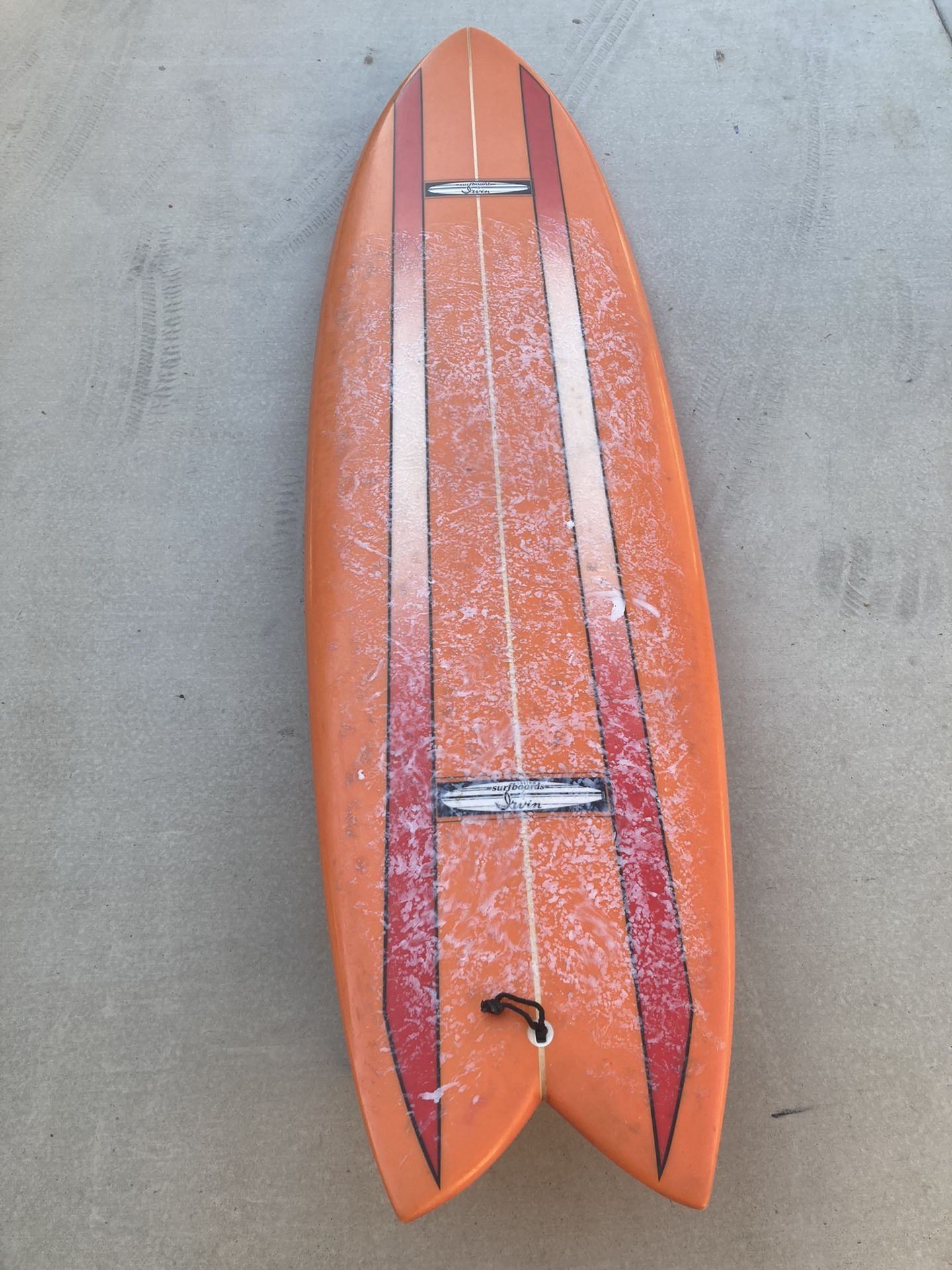 Long Fish Surfboard, Chris Christiansen Fins