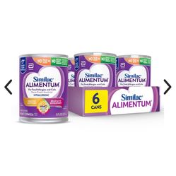 Similac Alimentum Ready-to-Feed Baby Formula, 8-fl-oz Can, Pack of 6