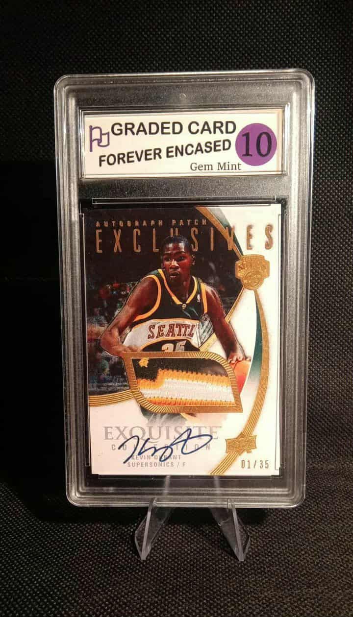 2007-08 Exquisite Collection Exclusives #KD KEVIN DURANT Rookie RP* Patch Facsimile Auto