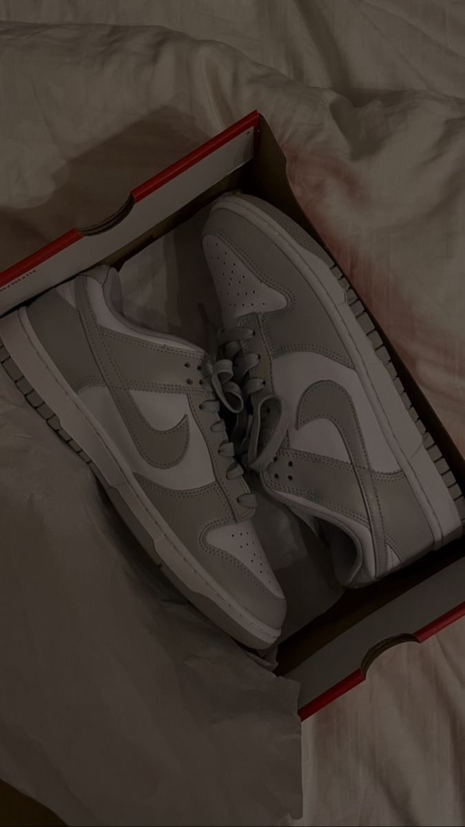 Gray Nike Dunks