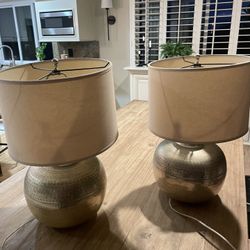 Pottery Barn Lamps W/ Shade