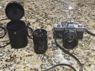 Vintage Camera With Lens