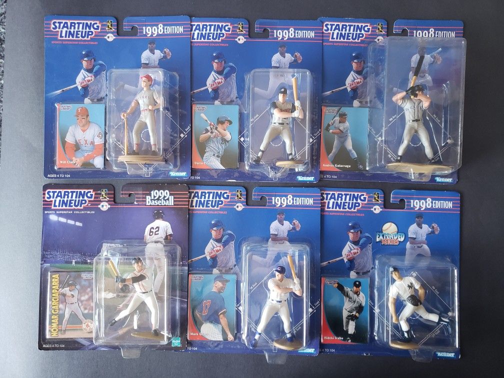 10 Starting Lineup Figures 1998/99 New