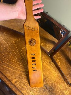 Purdue university sorority paddle