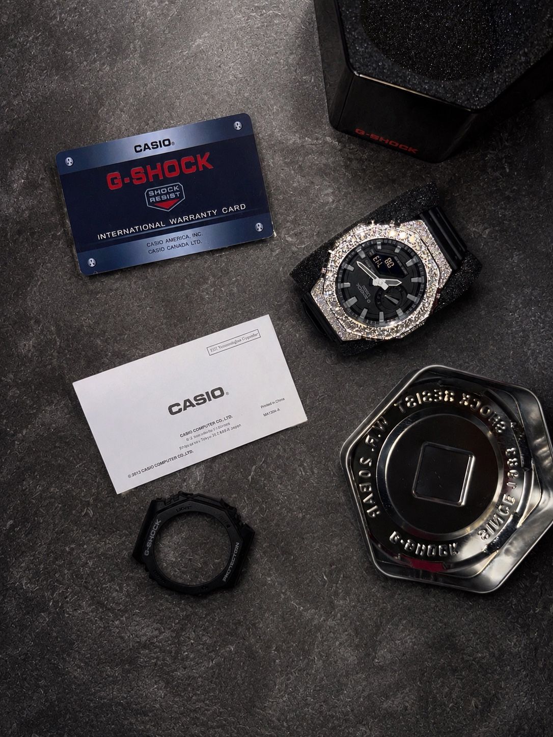 Moissanite G Shock Watch Passes Tester