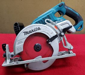 Makita XSR01 18V X2 (36V) LXT Lithium-Ion Brushless Cordless Rear Handle 7-1/4" Circular Saw - Tool Only - No Batteries - No Charger - Working