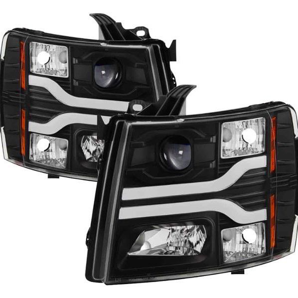 DRL LED Headlights Luces Micas Calaveras faros focos 2007 to 2013 Chevrolet Silverado