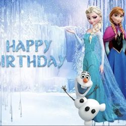 Frozen Backdrop In Hialeah 120x80 Cm