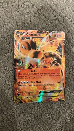 Charizard EX trading card