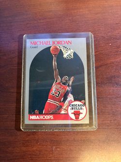 Michael Jordan 1990 NBA Hoops Basketball Card