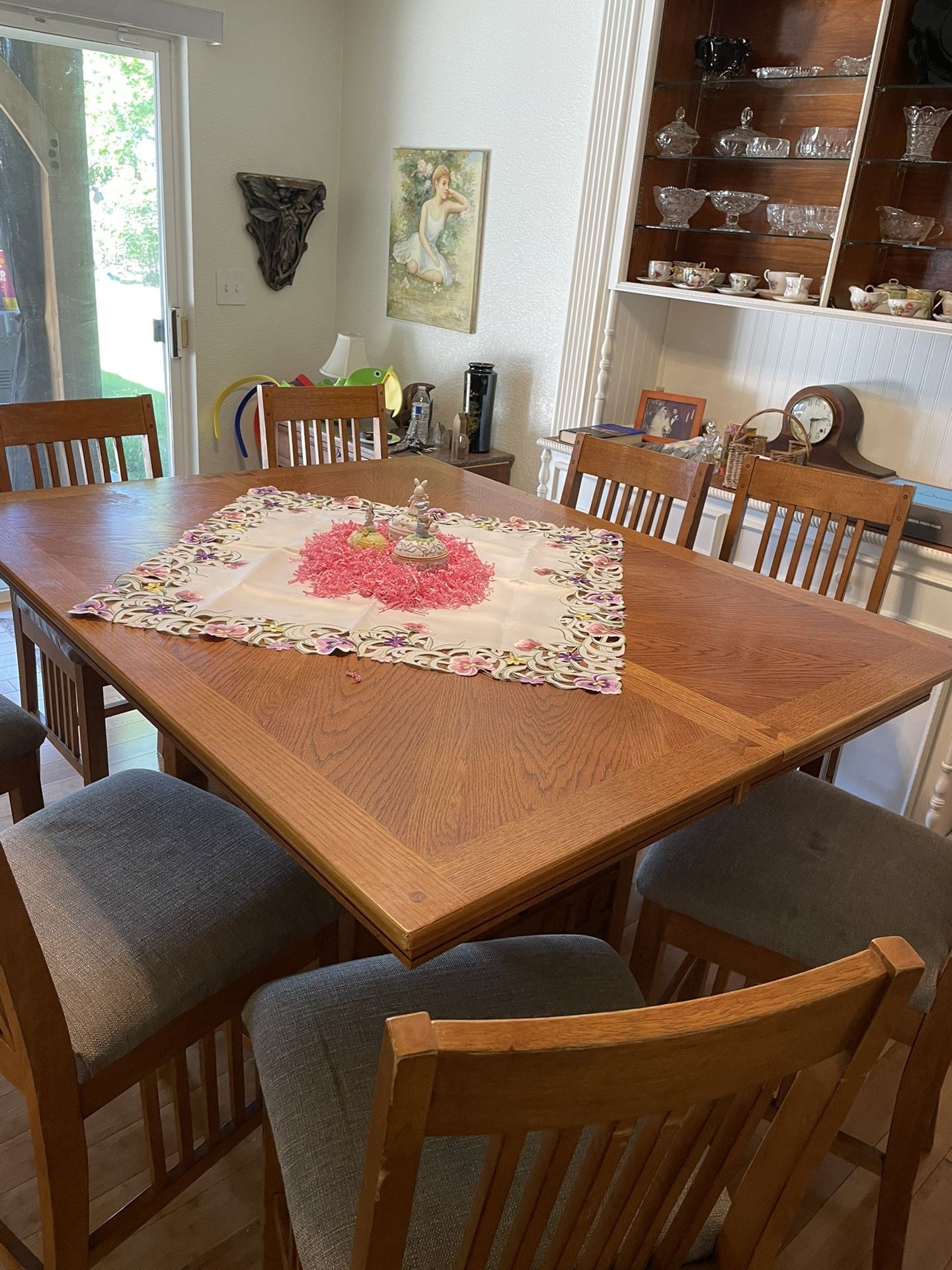 Dinning Room Table with Chairs for 10