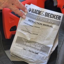 Black And Decker Power Hand Saw 