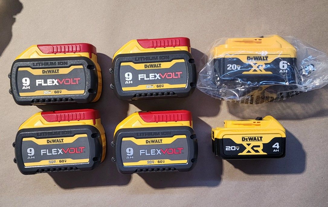 1 Dewalt 60v 9AH Battery