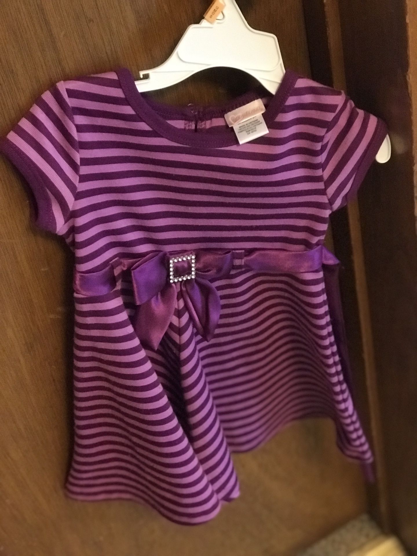 Purple toddler dress