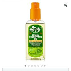 Murphy's Naturals Lemon Eucalyptus Oil Insect Repellent Spray | DEET Free | Plant Based, All Natural Ingredients | Mosquito Repellent | 4 Ounce Pump S
