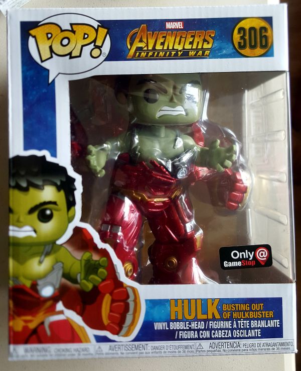 hulkbuster vs hulk funko pop