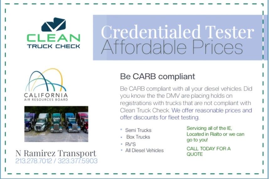 Need To Be CARB Compliance