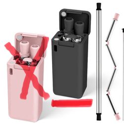 Collapsible Straw (1) black only New in box