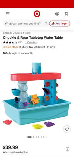 Table Top Water Table Chuckle & Roar