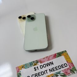 Apple IPhone 15 5G - Only $1 Today Pay The Rest Later! 