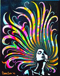 BORN LOSER Original Hand Painted  Canvas Paintings /  Artwork. Different sizes . SIGNED w/ COA