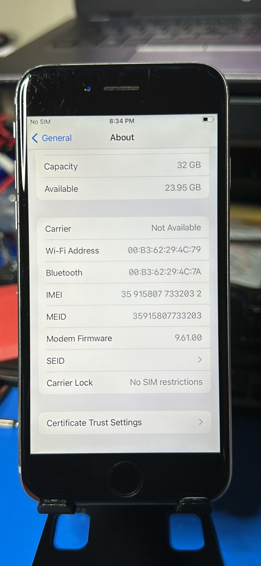 iPhone 6s Silver 32 GB Unlocked
