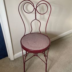 Antique Ice Cream Parlor Retro Chair
