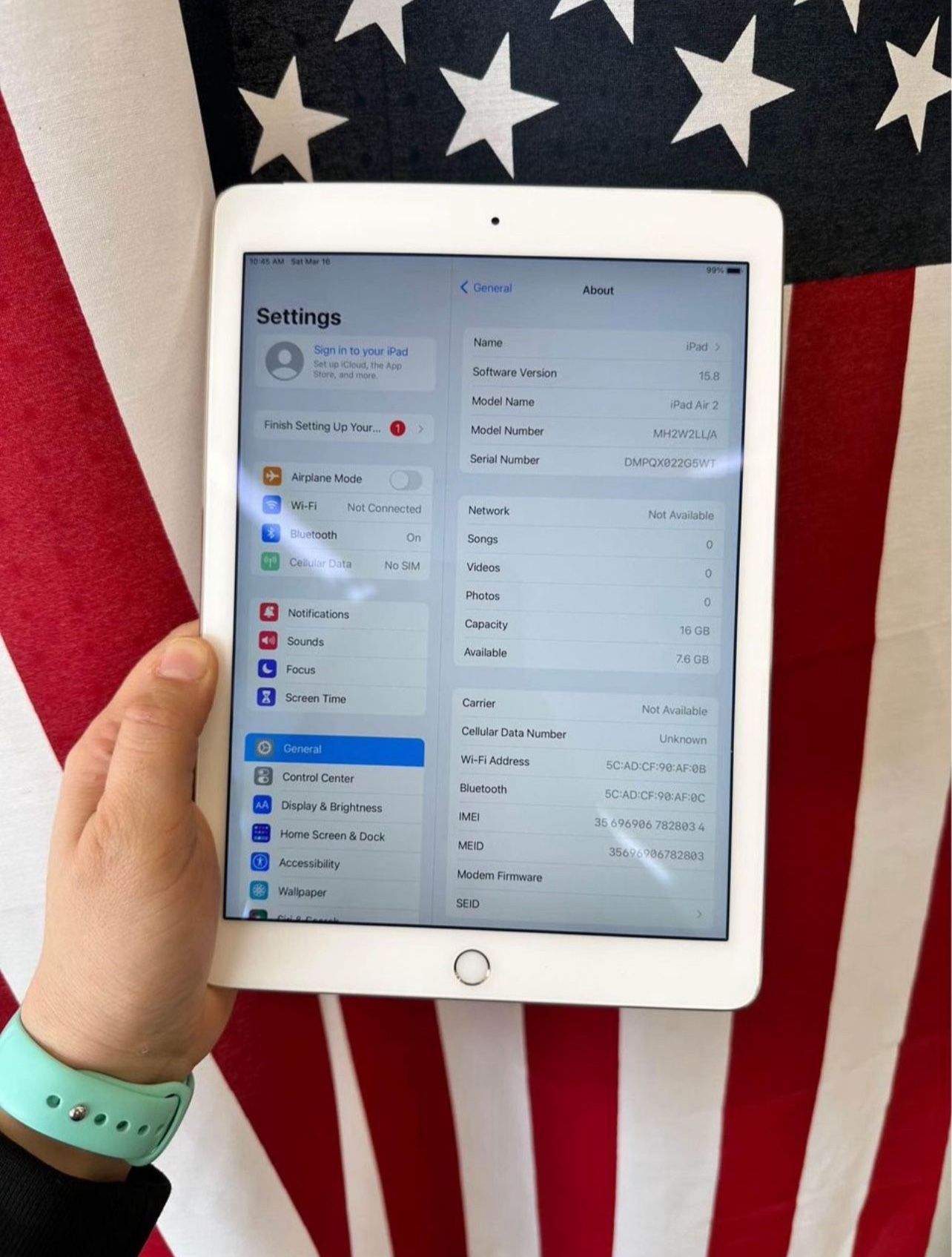 Apple iPad Air 2, WiFi, 16 GB, Gold