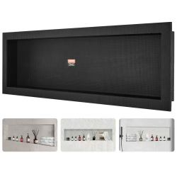 10} Shower Niche Ready for Tile 16" x 50", Single Shelf Organizer, Square Corners Wall-inserted Niche Recessed, Sealed Protection Modern Soap Storage 