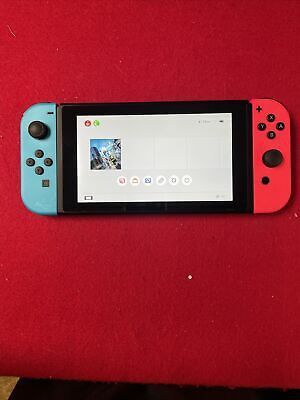 Nintendo Switch 32GB Neon Red/Neon Blue Console UNPATCHED