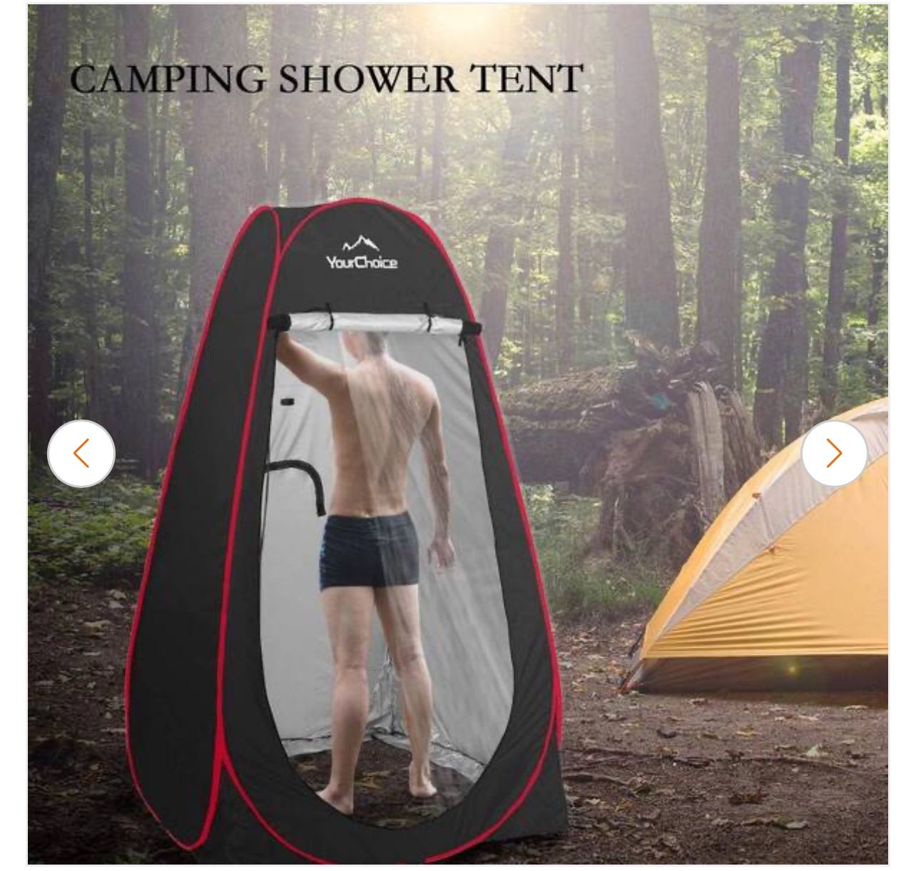Portable Pop Up Privacy Tent – Shower, Toilet, or Changing Room
